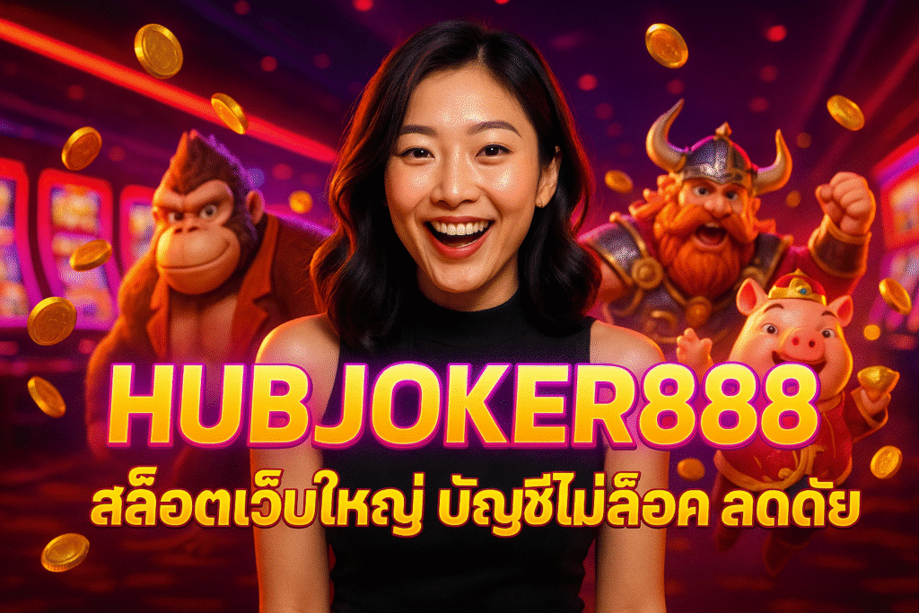 HUBJOKER888 สล็อตเว็บใหญ่ บัญชีไม่ล็อค ปลอดภัย