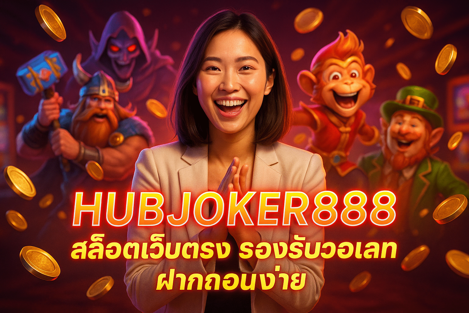 HUBJOKER888 สล็อตเว็บตรง รองรับวอเลท ฝากถอนง่าย