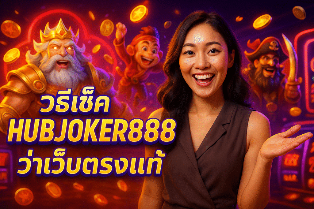 วิธีเช็ค HUBJOKER888 ว่าเว็บตรงแท้
