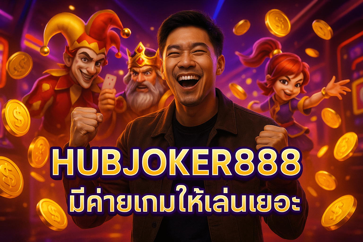 HUBJOKER888 มีค่ายเกมให้เล่นเยอะ