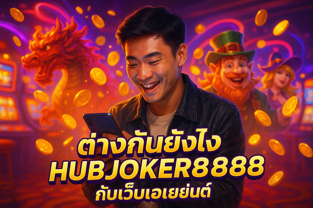 HUBJOKER888 ต่างกันกับเว็บเอเย่นต์ยังไง
